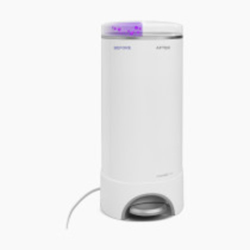 Munchkin UV STEP Diaper Pail - White, Uv Diaper Pail