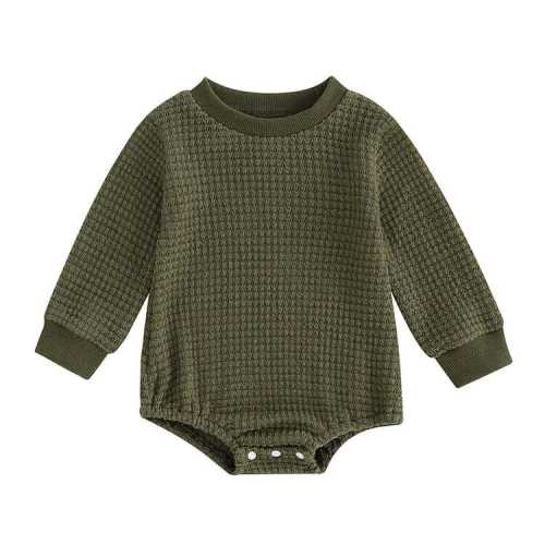 Unisex Baby Long Sleeve Solid Romper
– The Trendy Toddlers