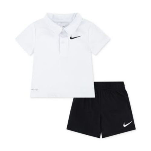 Baby Dri-FIT Polo Shirt & Shorts, 2 Piece Set