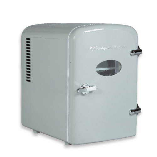 Frigidaire Retro 6 Can Mini Beverage/Skincare Cooler, Moonbeam, 4L
