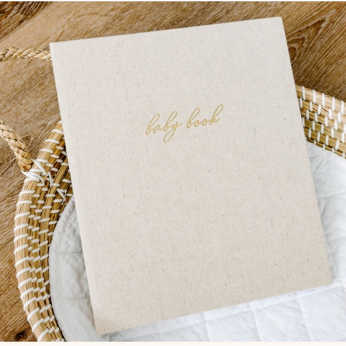 First Year Baby Memory Book - Sand