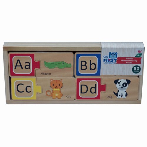 My First Moments Wooden Alphabet Matching Puzzle