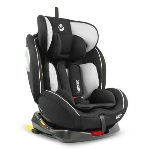 Silla De Bebé Para Carro Sky 360 Isofix Bebesit Gris.