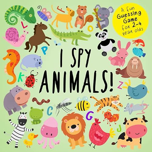 I Spy - Animals!: A Fun Guessing Game for 2-4 Year Olds (I Spy Book Collection for Kids) Paperback – Large Print, October 17, 2017