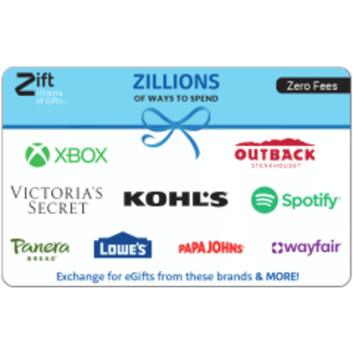 Zillions eGift Card 
