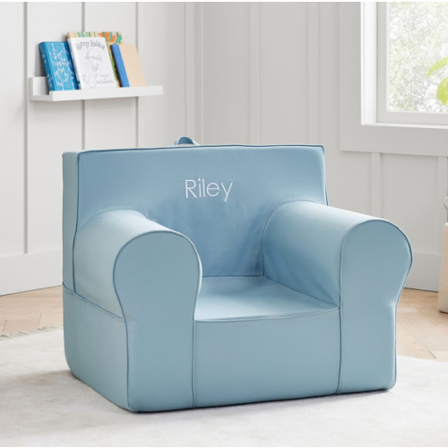 Oversized Anywhere Chair®, Light Blue Twill