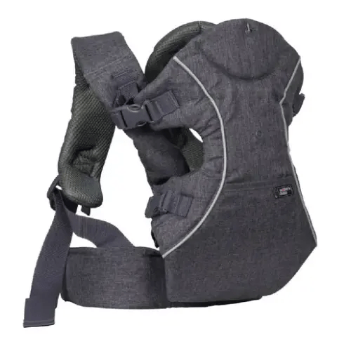 Mothers Choice Cub Baby Carrier Grey Denim | Baby Bunting AU