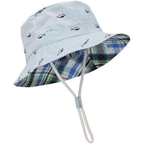 Durio UPF 50+ Beach Baby Sun Hat Sun Protection Cute Wide Brim Summer Baby Boy Bucket Hats Toddler Sun Hats for Girl