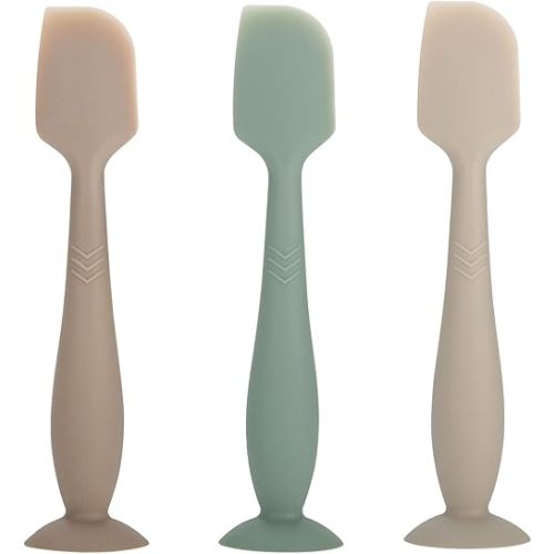 Diaper Cream Spatula Butt Spatula Baby Diaper Spatula, Soft Silicone Butt Paste Spatula Diaper Rash Cream Applicator Diaper Cream Brush with Suction Cup Base