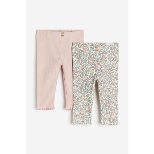 2-pack Ribbed Leggings