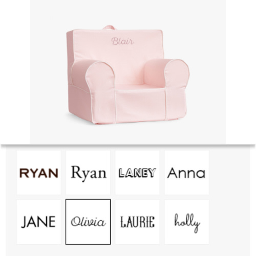 Anywhere Chair®, Pearl Twill With White Piping