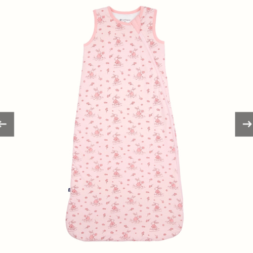 Larkspur Baby | Bamboo Wearable Blanket | Sleep Sack in Bunny Blossoms