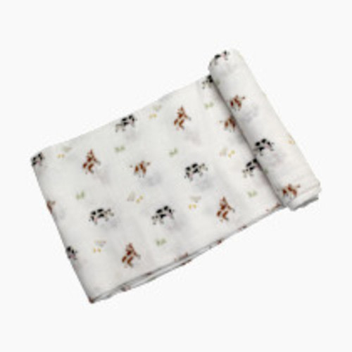 Bamboo Little Swaddle - Cow