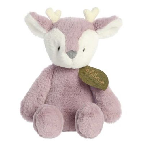 Ebba Large Fawn Eco Ebba Eco-friendly Baby Stuffed Animal Purple 12.5"