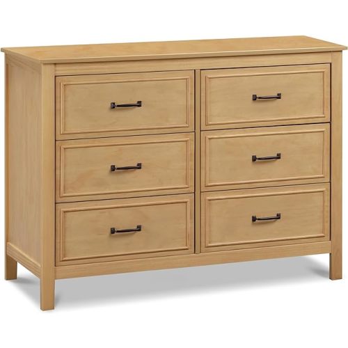 DaVinci Charlie 6-Drawer Double Dresser in Honey - 6-drawer