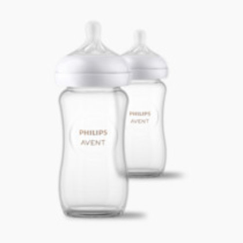 Philips Avent Glass Natural Baby Bottle with Natural Response Nipple - 8 Oz, 2