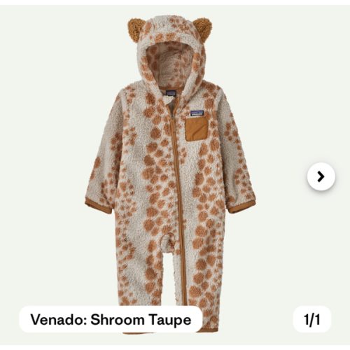 Patagonia Baby Furry Friends Fleece Bunting