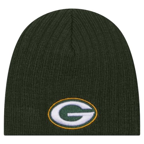 Infant Green Bay Packers New Era Green Mini Knit Hat