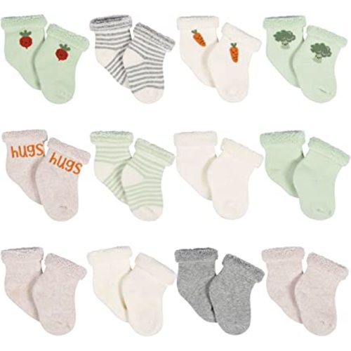 Gerber Baby 12-pair Sock Bundle