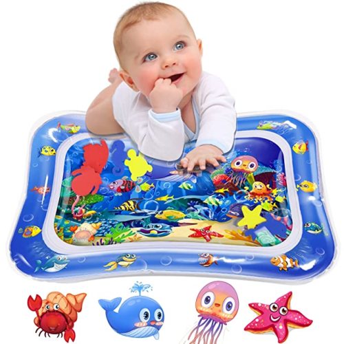 Amazon.com : Infinno Inflatable Tummy Time Mat Premium Baby Water Play Mat for Infants and Toddlers Baby Toys for 3 to 24 Months, Strengthen Your Baby's Muscles, Portable : Baby