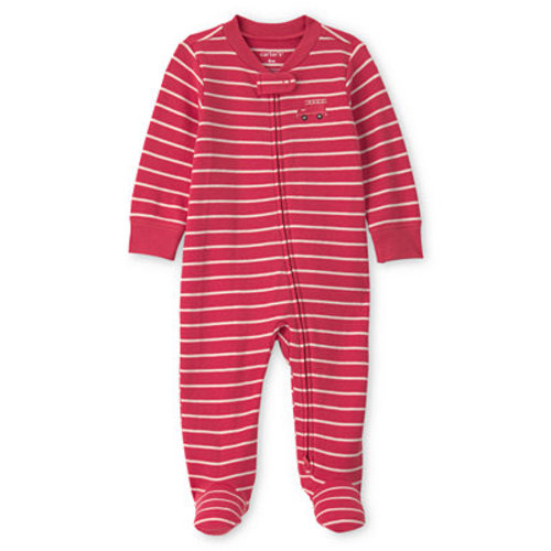 Baby Boy's Firetruck Striped 2-Way Zip Sleep & Play