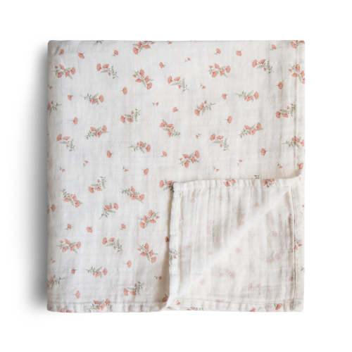 Organic Cotton Mushie Baby Muslin Swaddle Blanket