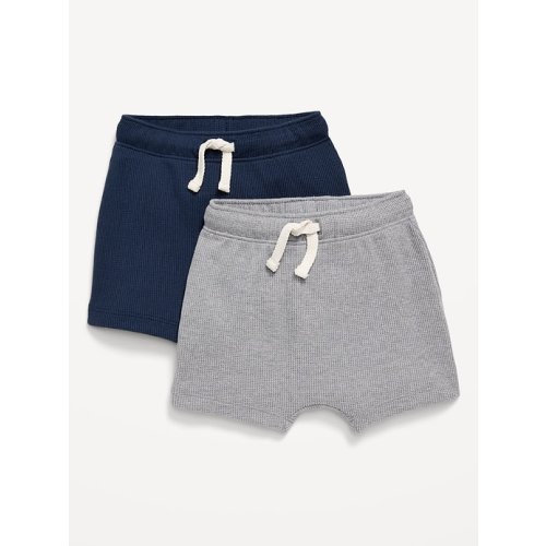 Waffle-Knit Pull-On Shorts 2-Pack for Baby | Old Navy