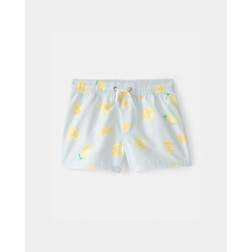 Toddler Boy Lemon Swim Trunks - Blue - Carter's | Carter's