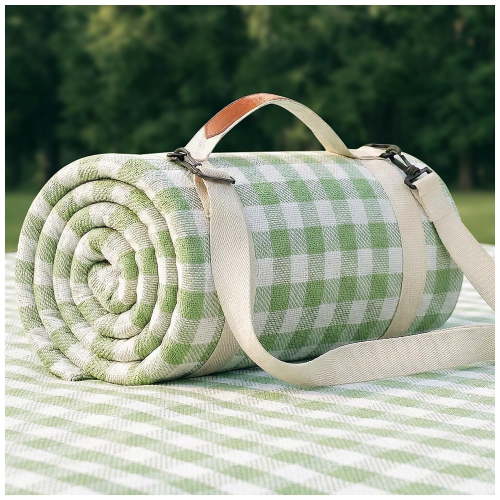 Waterproof Picnic Blanket 80" x 80", Extra Large Outdoor Mat with Sandproof Backing, Foldable Portable for Beach Camping Travel
