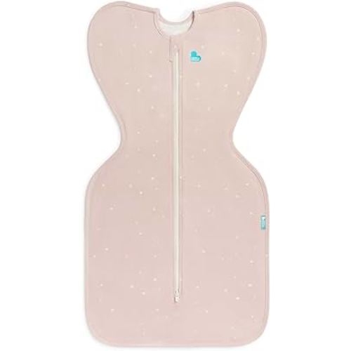 Love to Dream Swaddle UP, Baby Sleep Sack, Self-Soothing Swaddles for Newborns, Snug Fit Helps Calm Startle Reflex, New Born Essentials for Baby, 1.0 TOG, 8-13lbs, Powder Pink Twinkle