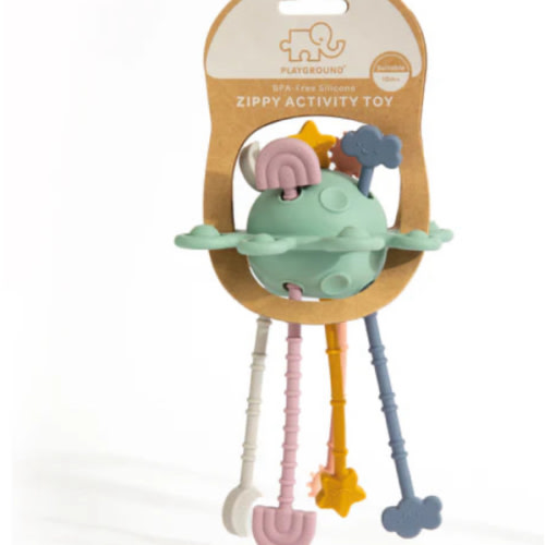 Silicone Sensory Zippy Activity Toy - Dusty
