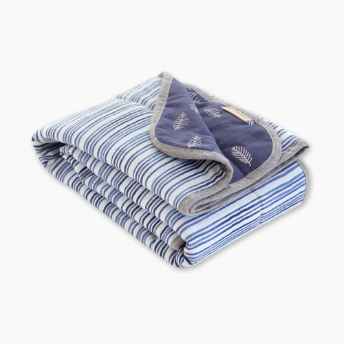 Burt's Bees Baby Reversible Organic Cotton Jersey Knit Blanket - On The Road