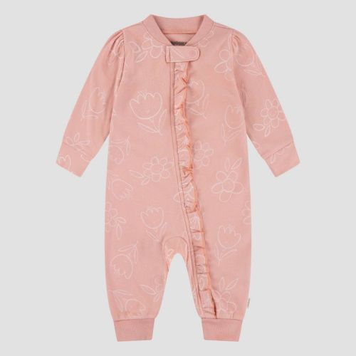Huggies Baby Girls' Floral Romper - Pink Newborn