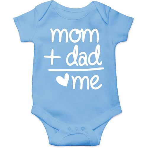 Belle Homie Mom And Dad Loves Me - Funny Baby Essentials Bodysuit - Baby Boy Clothes Newborn Girl Outfits