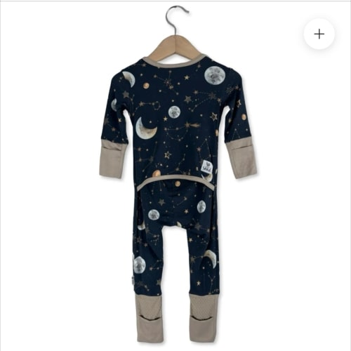Starry Night Mini Ribbed Day to Night Romper