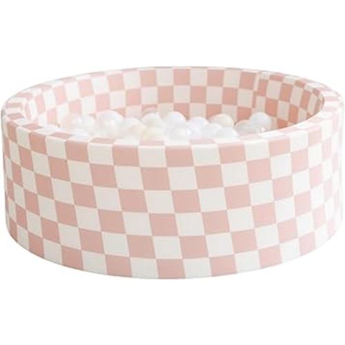 Ball Pit for Babies 6 Month to 6 Years Old with 150 Balls Included - Ball Pit for Toddlers 1-3 - Baby Ball Pit with Balls Included - Pink Ball Pit