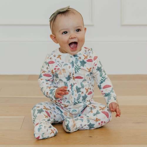 Zip-Up Footie Pajama - Ivy