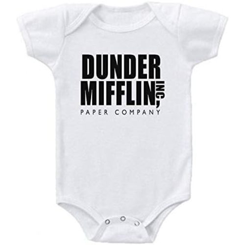 Ink Trendz Dunder Mifflin Inc. Paper Company Funny The Office Merchandise Baby One-Piece Bodysuit