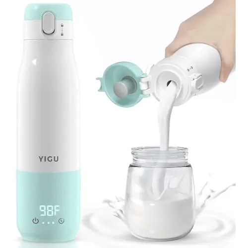 Portable Bottle Warmer 12oz Large Capacity 55W Power, Fast Heating for Breast Milk, Formula, and Milk, Suitable for Baby Outdoor, Airplane, and Car Travel Bottle Warmer monocular