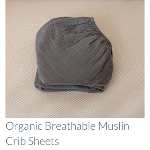 Organic Breathable Muslin Crib Sheets