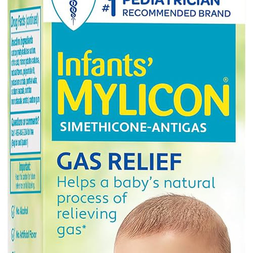 MYLICON Infants Gas Relief Drops for Infants and Babies, Dye Free Formula, 1 Fluid Ounce