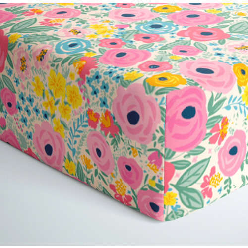 Secret Garden Fitted Crib Sheet - Little Sleepies