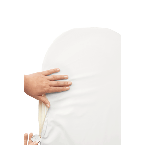 Mattress for Baby Cradle: White - Cotton