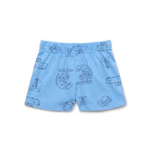 Garanimals Baby Basic Printed Jersey Shorts, Sizes 0-24 Months