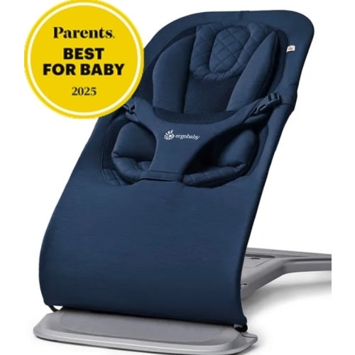 3-In-1 Evolve Baby Bouncer: Knit | Ergobaby | Midnight Blue