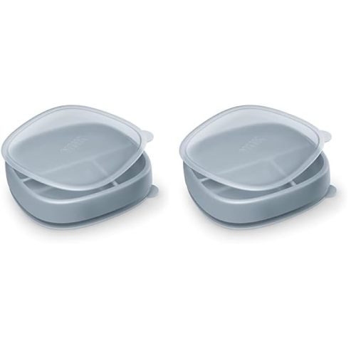 NUK for Nature Suction Plate and Lid (Pack of 2)