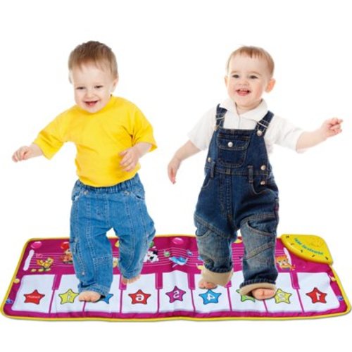 AIMEDYOU Piano Mat Musical Keyboard Playmat 39.5" Electronic Music Animal Touch Play Blanket Funny Xmas Gift Toy