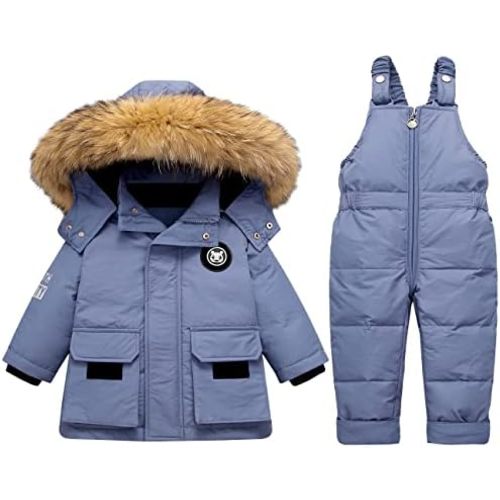 Boy Snow Pant And Jacket Toddler Girl Snowsuit Winter Clothes Snow Bib Kid Coat