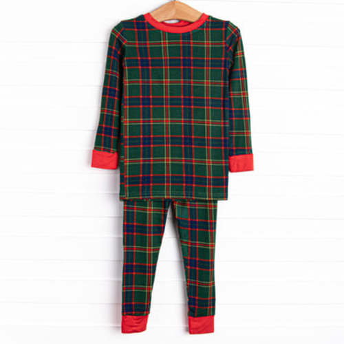 Tartan Traditions Bamboo Pajama Set, Green – Stitchy Fish