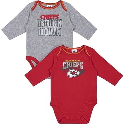 Gerber Baby NFL Team 2 Pack Long Sleeve Onesie Bodysuit